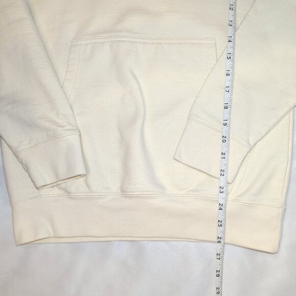 Bontemps | Montauk Hoodie Spell Out Cream Sweatshirt Coastal | Size Small - Picture 9 of 10